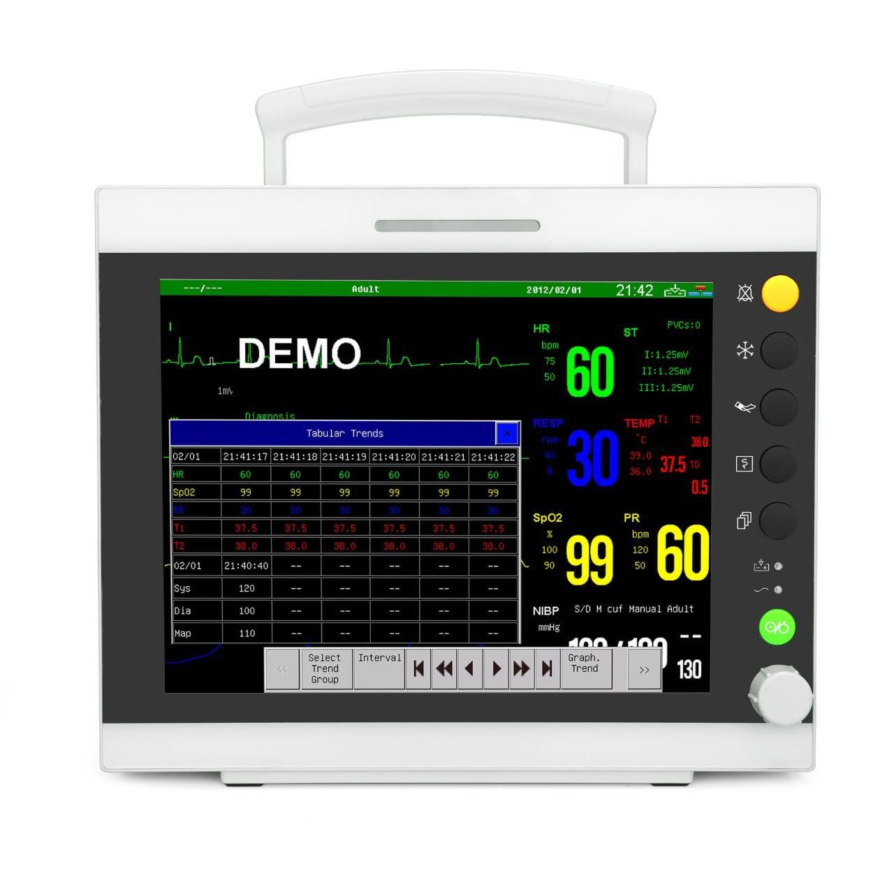 Multi-Parameter Cardiac Patient Monitor HD 9000