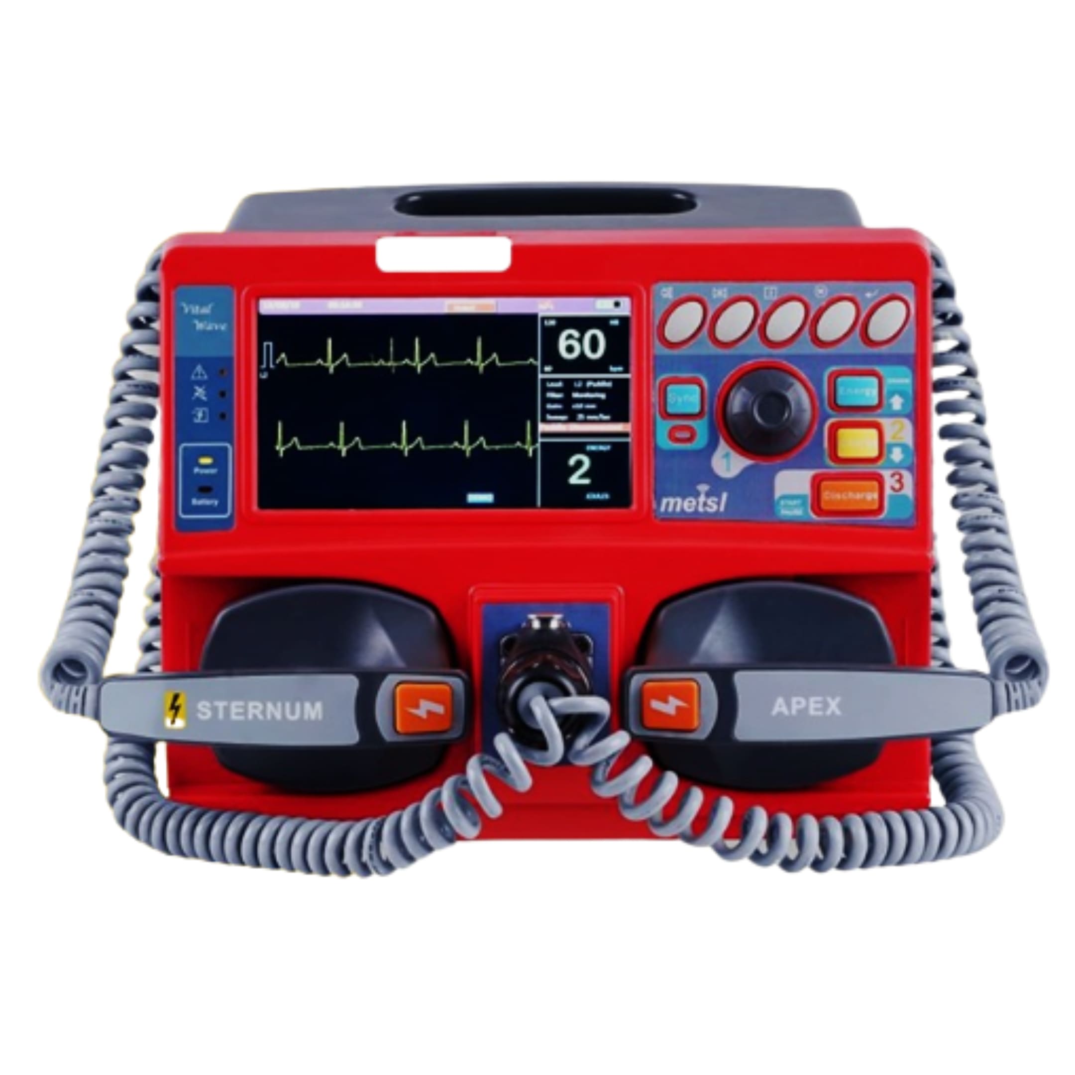 VITAL WAVE PORTABLE BIPHASIC DEFIBRILLATOR WITH AED