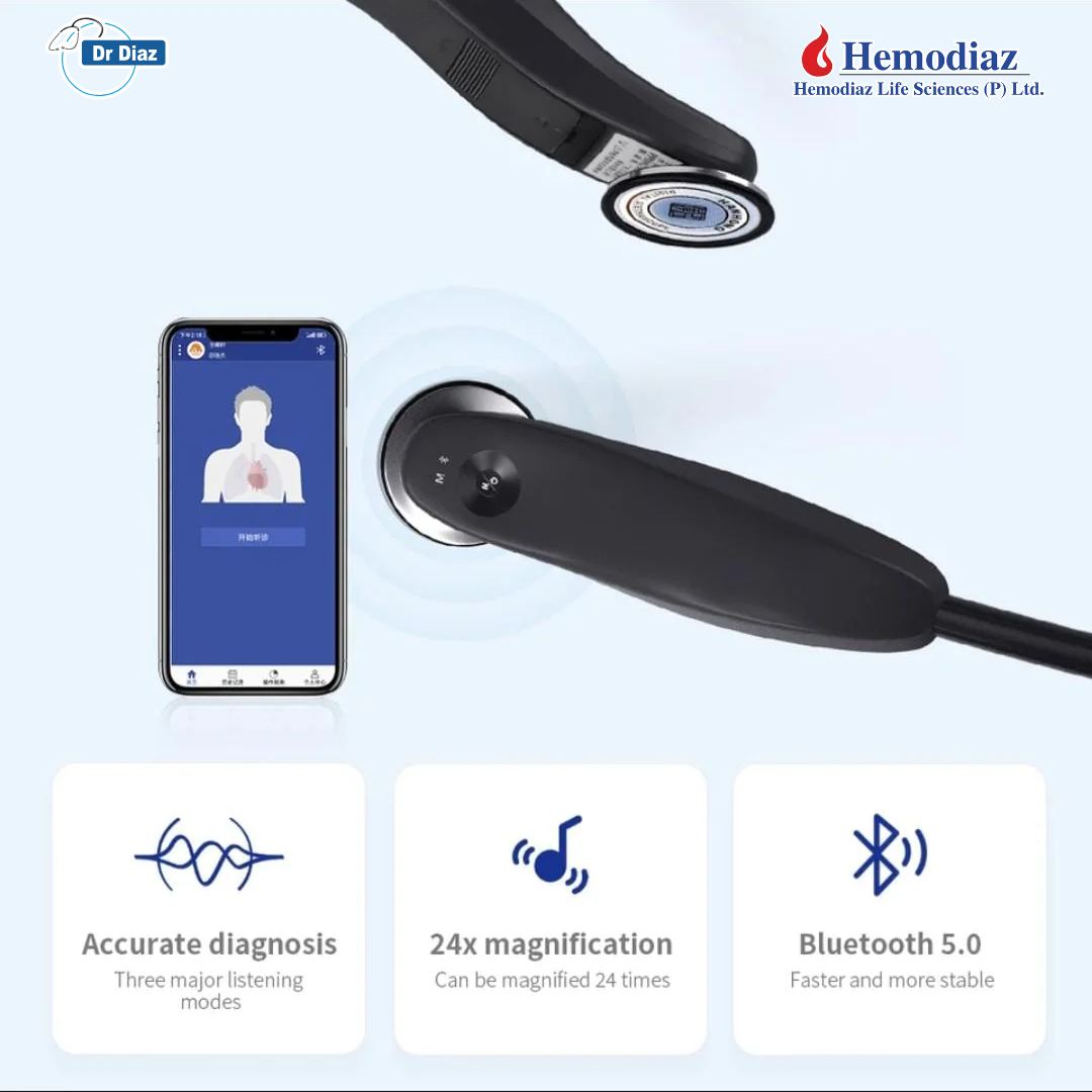 Digital Medical Bluetooth Electronic Stethoscope
