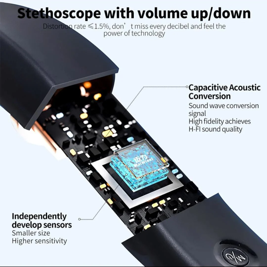 Digital Medical Bluetooth Electronic Stethoscope