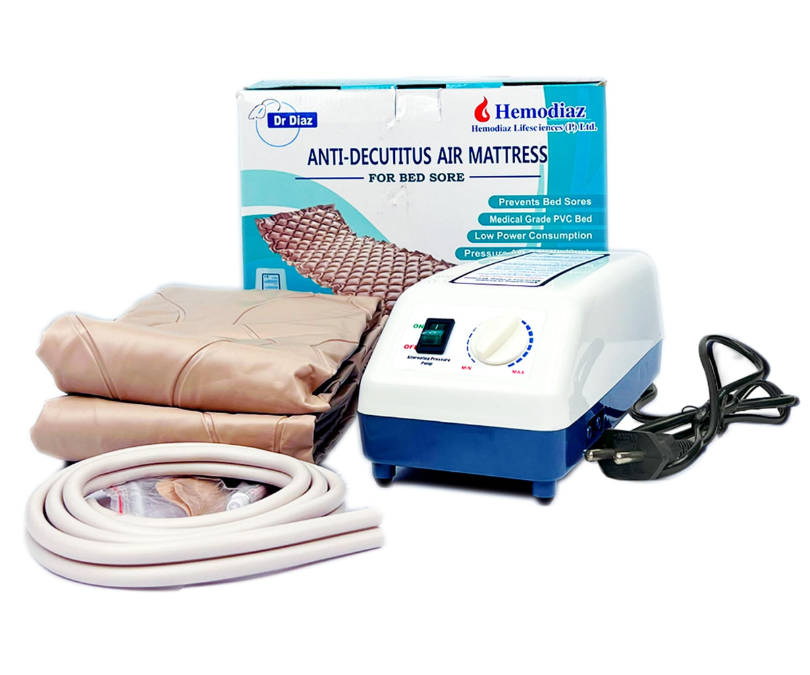 Air Mattress Anti Decubitus Air Pump & Bubble Mattress for Prevention of Bed Sores