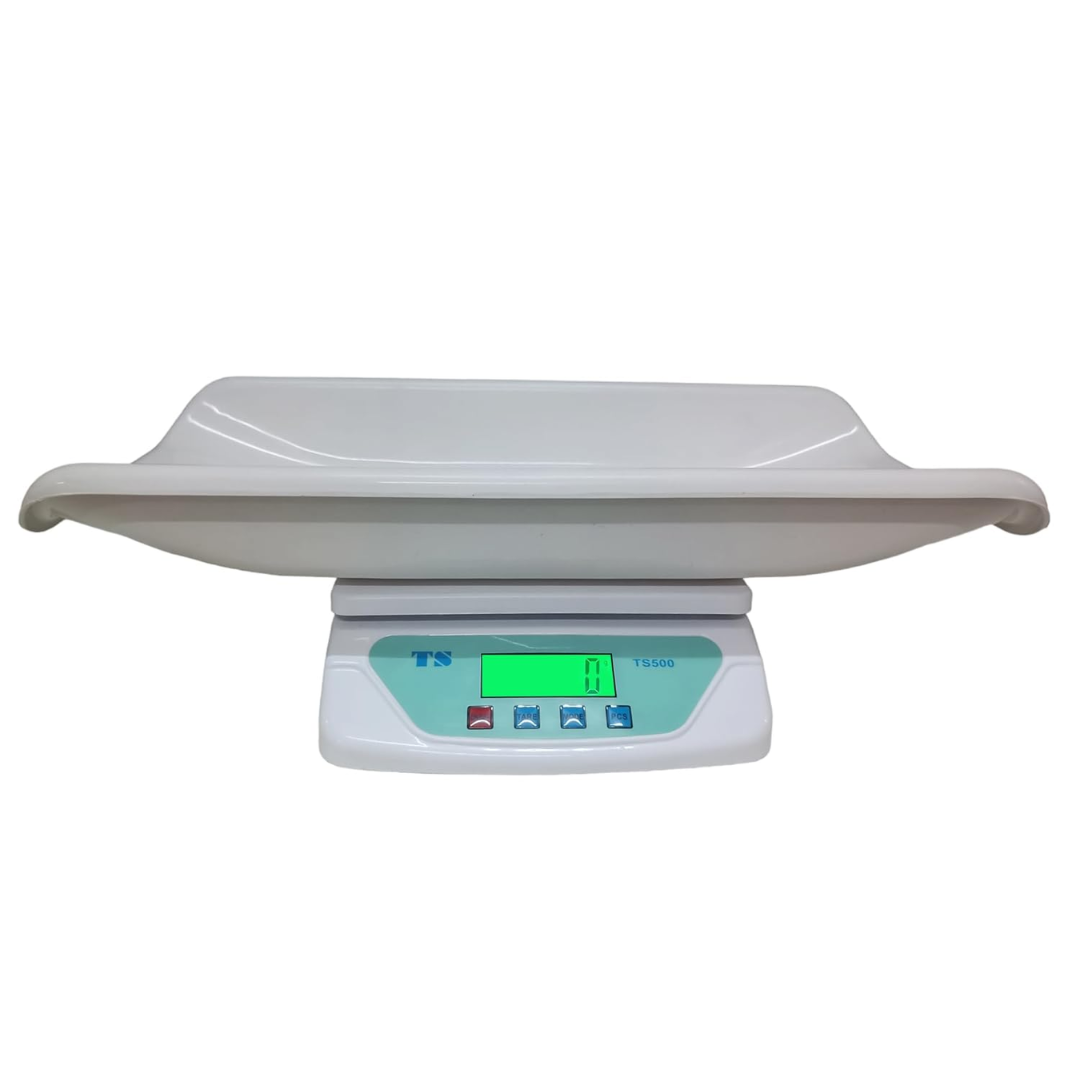 Digital Baby Weighing Scale With Tray For Newborn Baby (White)