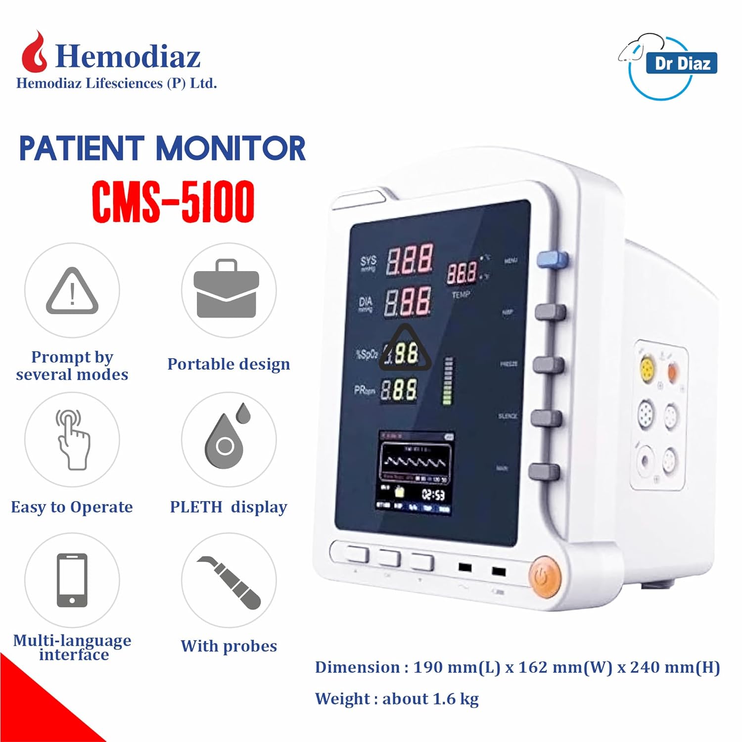 Patient Monitor Machine 3 para CMS5100